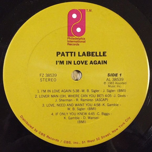 Patti LaBelle - “I’m In Love Again” Vinyl LP - Picture 4 of 5